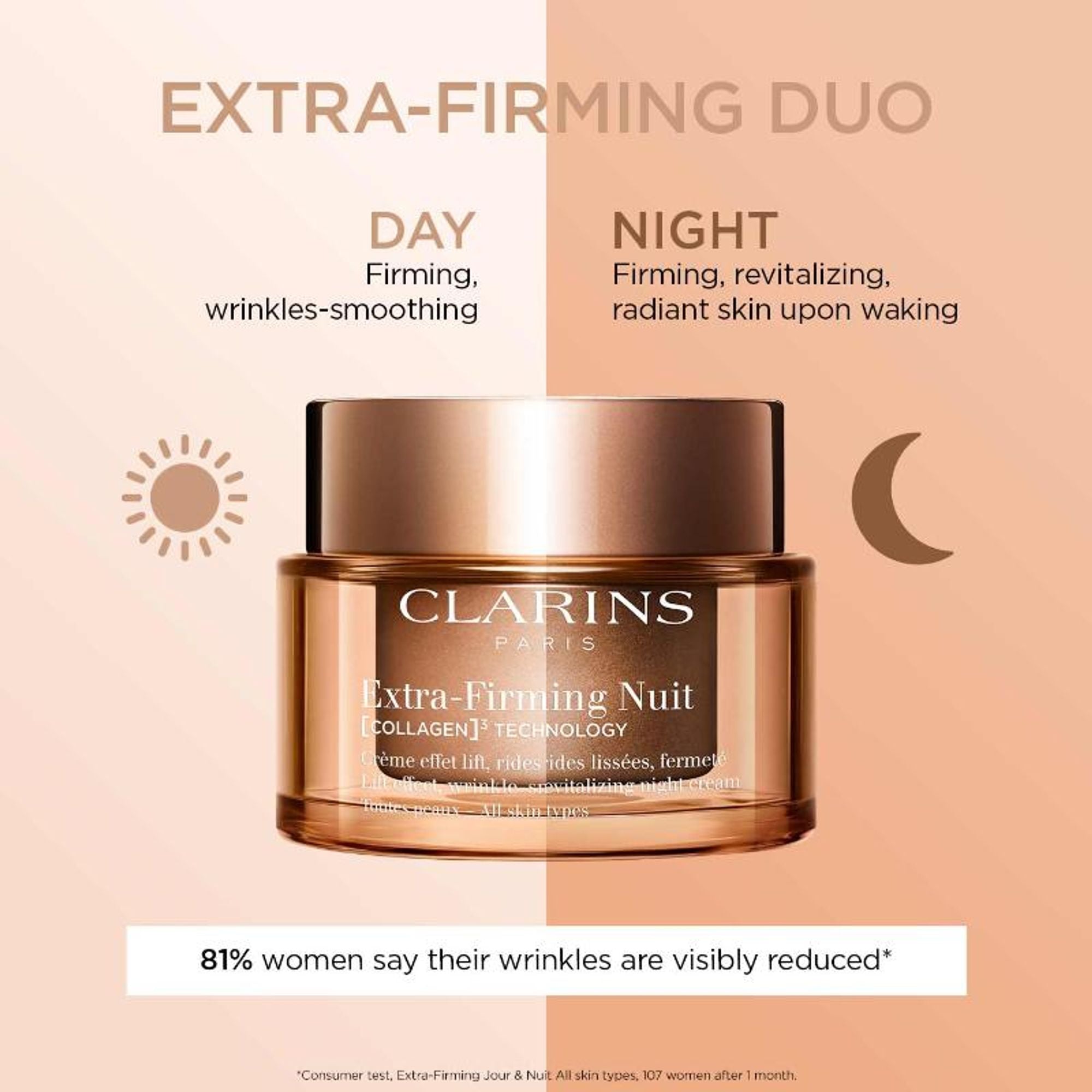 Clarins Extra-Firming Night Cream All Skin Types 50 ml | Grocsy