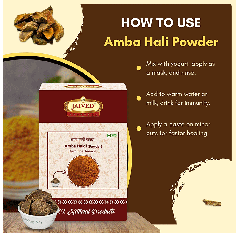 Jaived Ayurveda Amba Haldi Powder | Grocsy