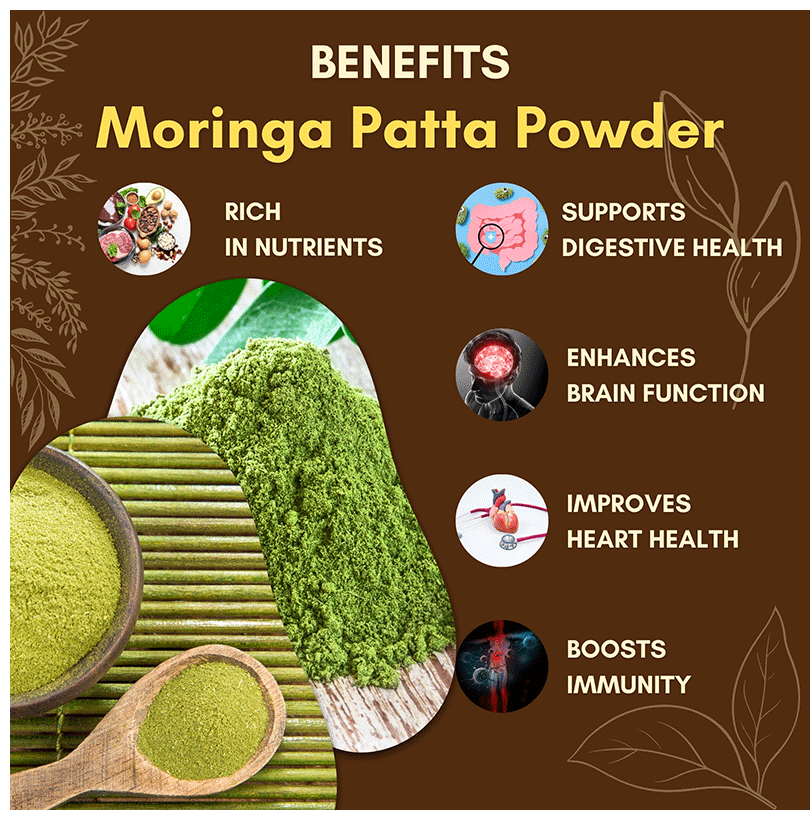 Jaived Ayurveda Moringa Patta Powder | Grocsy
