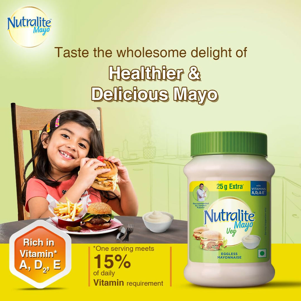 Nutralite Veg Mayo|Eggless Mayonnaise | Grocsy