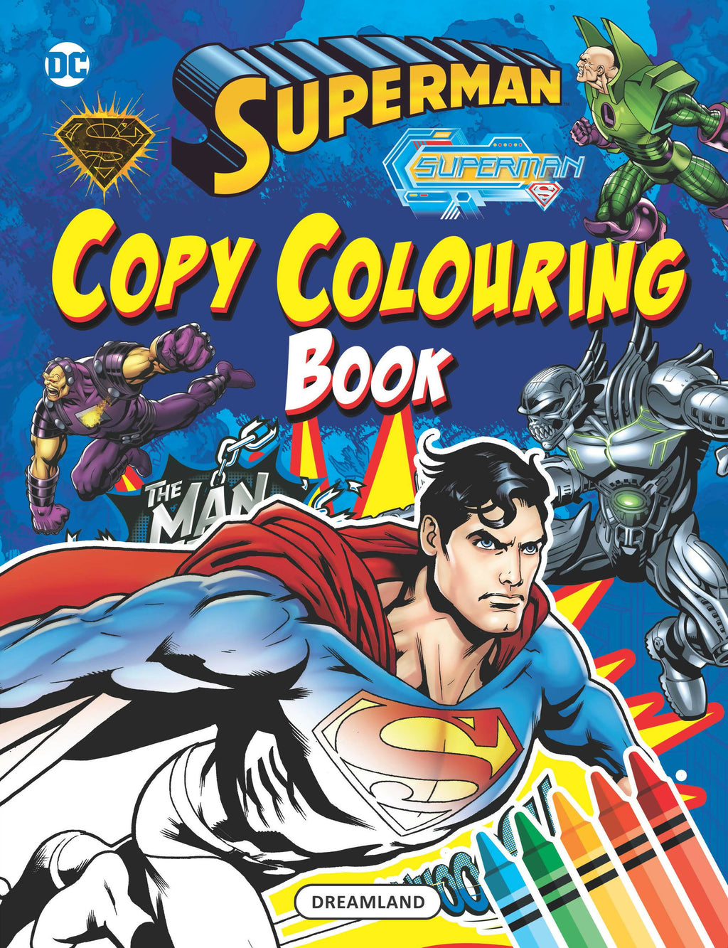 Dreamland Superman Copy Colouring Book : Children Drawing, Painting & Colouring Book | Grocsy
