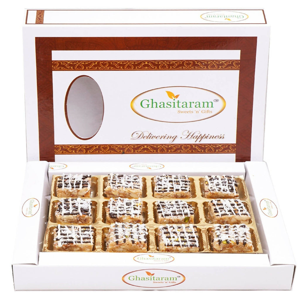Ghasitaram Coconut Dryfruit Bites | Grocsy