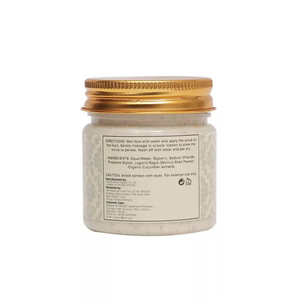 Tjori Soothing Cucumber Facial Scrub With Apricot Seeds | Grocsy