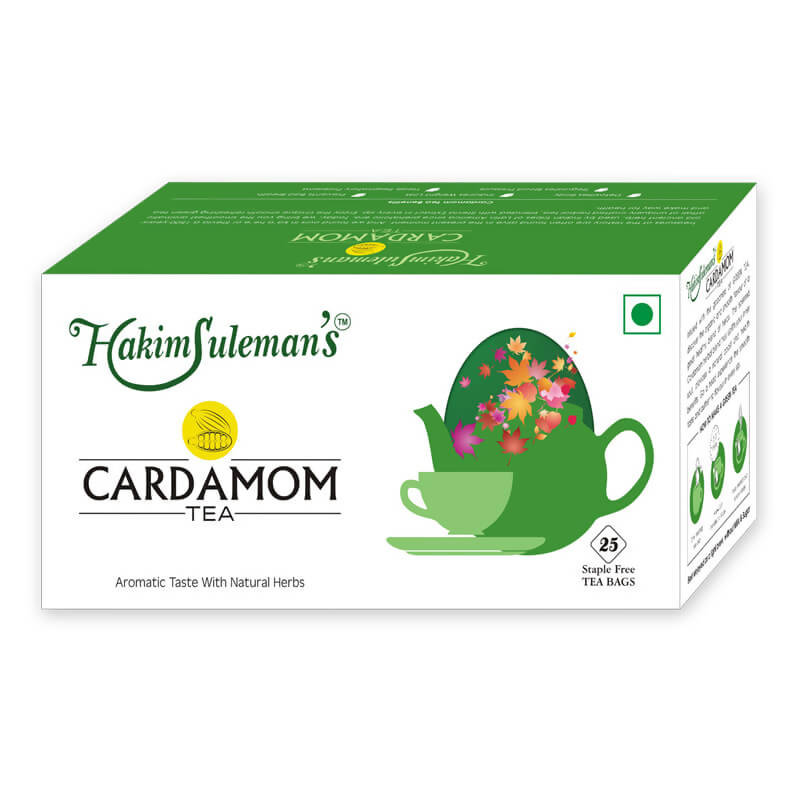 Hakim Suleman's Cardamom Tea Bags | Grocsy