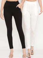 TAG 7 Women Pack of 2 Ankle-Length Leggings | Grocsy