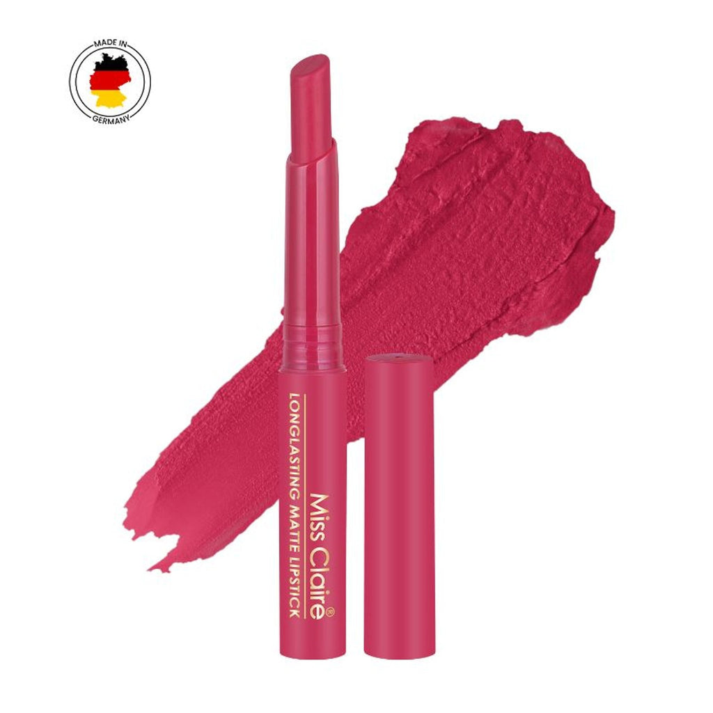 Miss Claire Long Lasting Matte Lipstick - 32 Ultra Pink | Grocsy