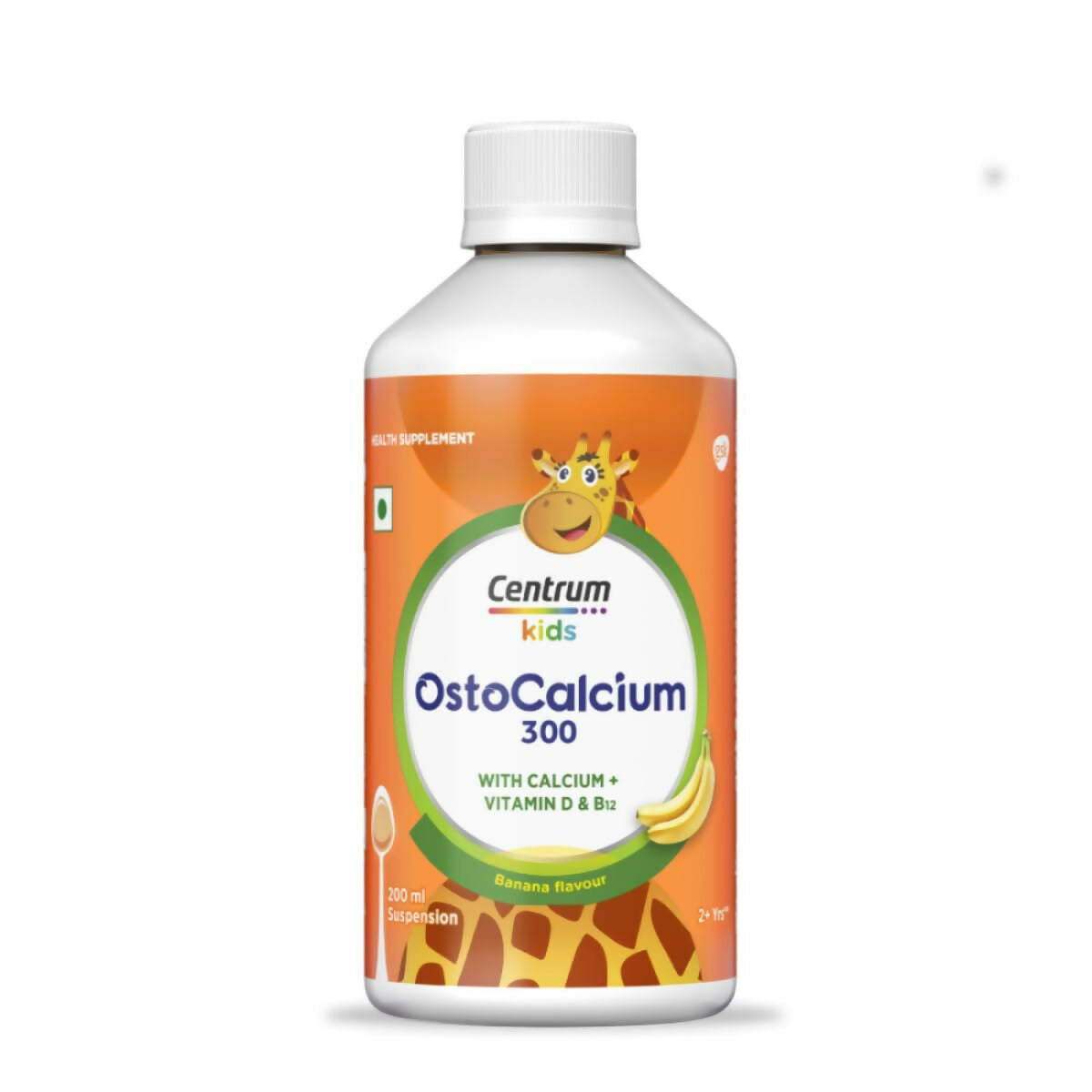 Centrum OstoCalcium 300 Suspension for Kids, Vit D & Calcium to support Growth, Strong Bones & Teeth | Grocsy