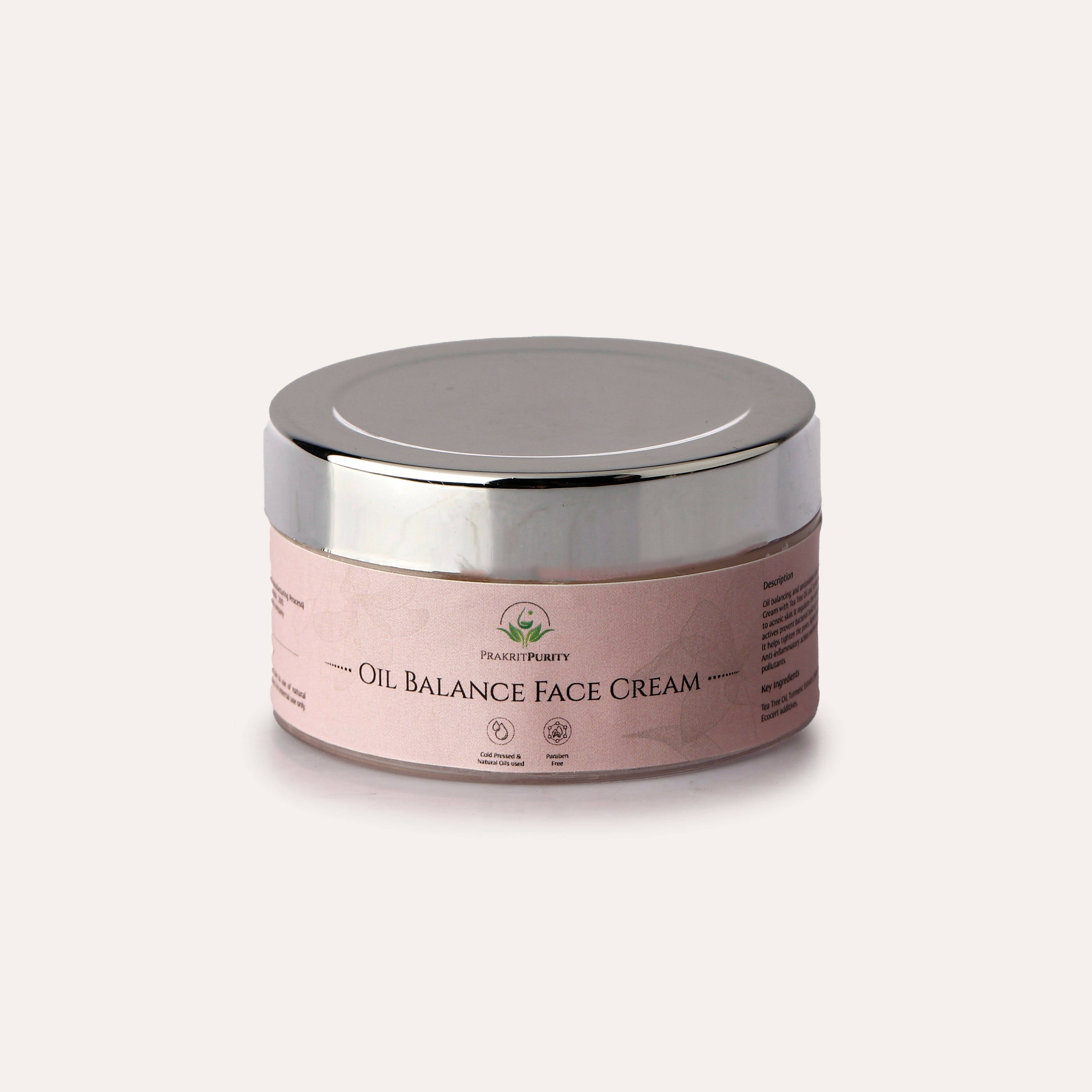 PrakritPurity Oil Balance Face Cream | Grocsy