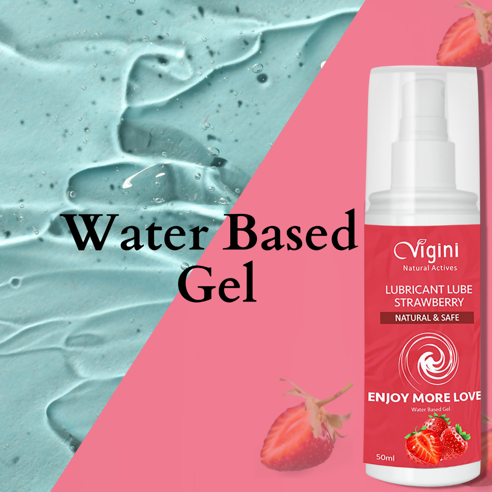 Vigini Intimate Strawberry Lubricant Personal Lube Water Based Gel | Grocsy