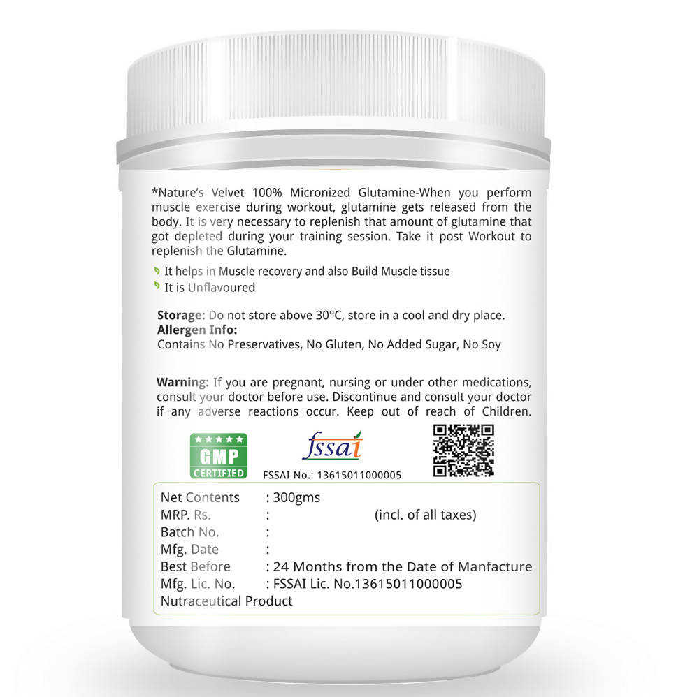 Nature's Velvet Glutamine Powder | Grocsy
