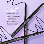 Hilary Rhoda Slay All Day Matte Kajal - Black | Grocsy