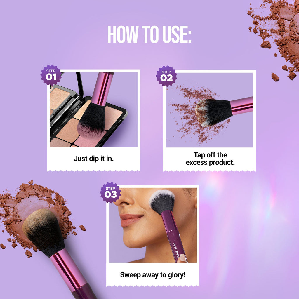 Hilary Rhoda One Touch Makeup Brush | Grocsy