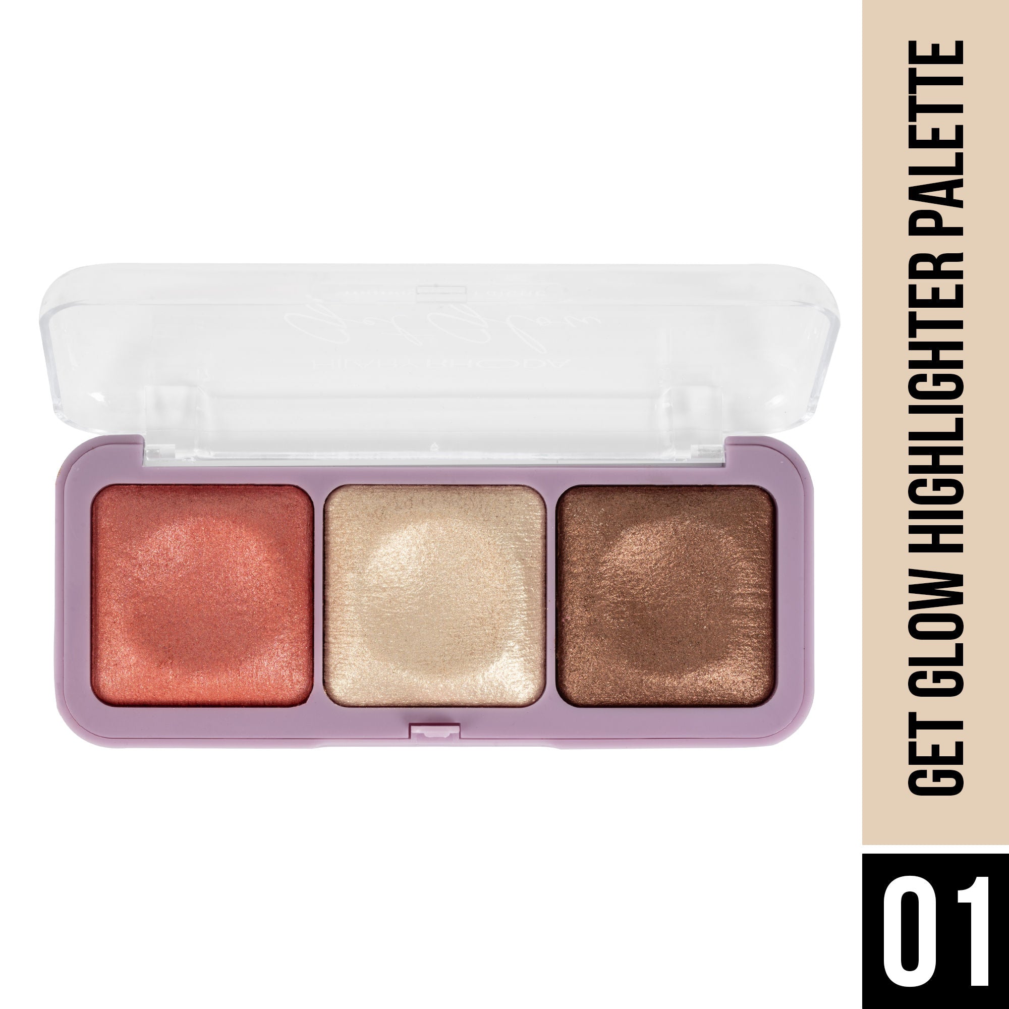 Hilary Rhoda Get Glow Highlighter Palette - 01 | Grocsy