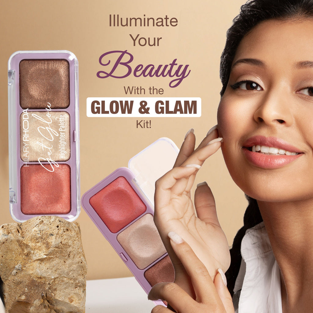 Hilary Rhoda Get Glow Highlighter Palette - 01 | Grocsy