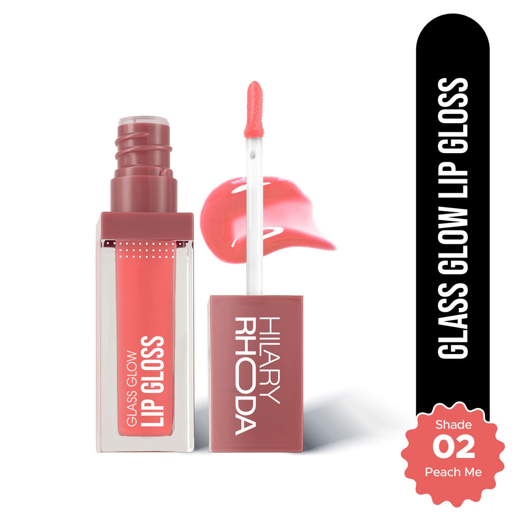 Hilary Rhoda Glass Glow Lip Gloss - Peach Me 02 | Grocsy