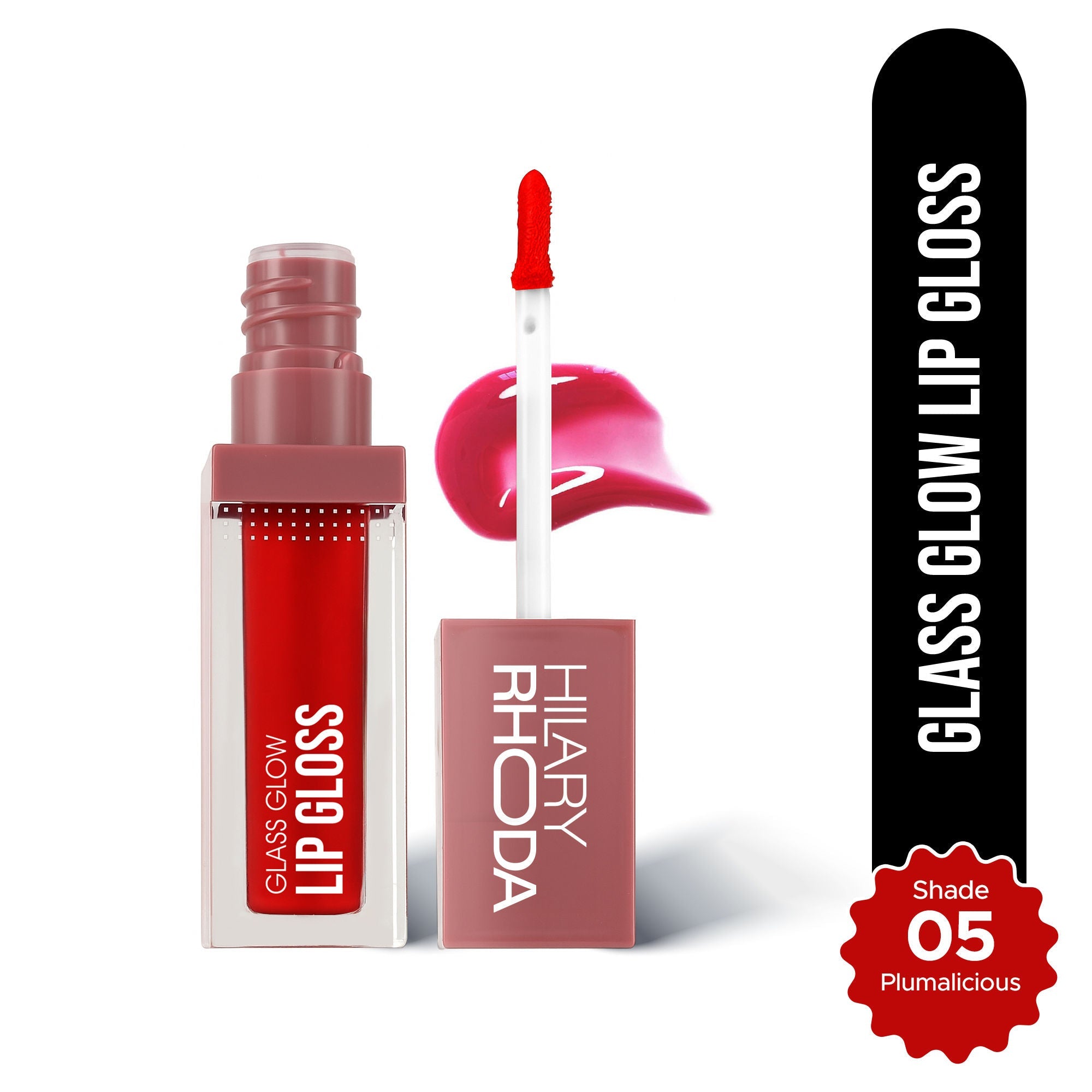 Hilary Rhoda Glass Glow Lip Gloss - Plumalicious 05 | Grocsy