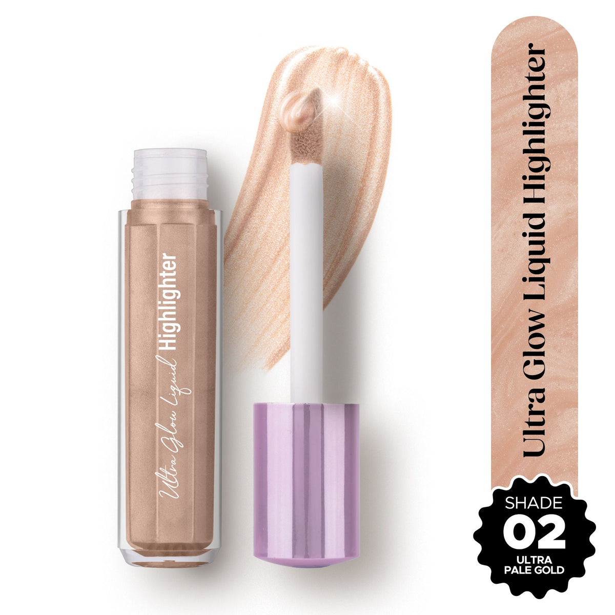 Hilary Rhoda Ultra Glow Liquid Highlighter - Ultra Pale Gold 02 | Grocsy