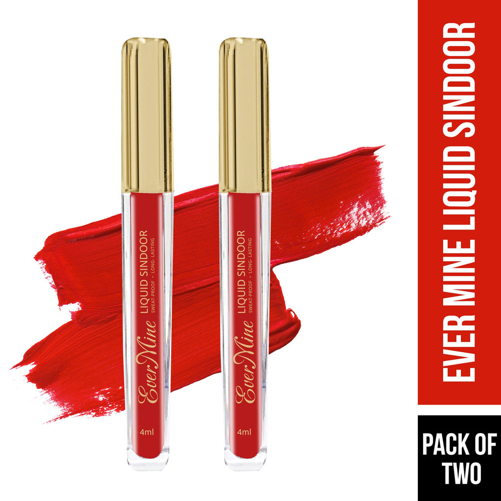 Hilary Rhoda Ever Mine Smudge-Proof Liquid Sindoor Pack Of 2 - My Red 01 | Grocsy