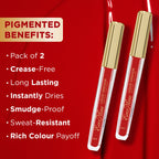 Hilary Rhoda Ever Mine Smudge-Proof Liquid Sindoor Pack Of 2 - My Red 01 | Grocsy
