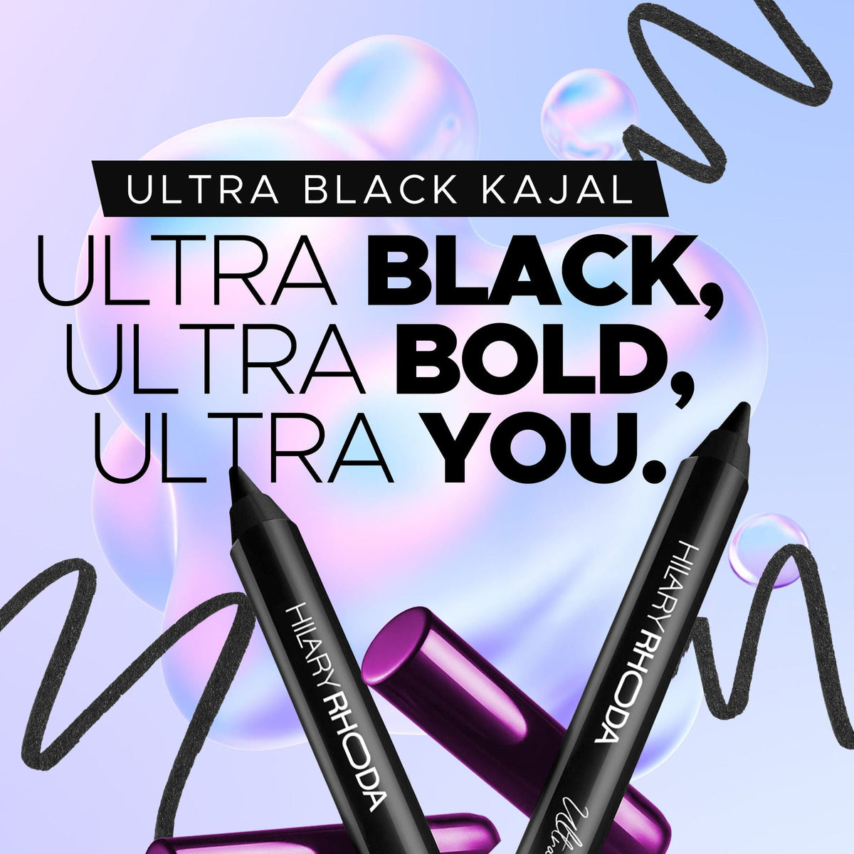 Hilary Rhoda Ultra Black Waterproof Kajal | Grocsy