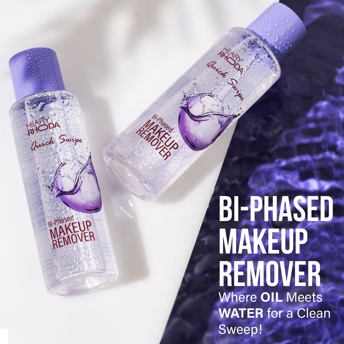 Hilary Rhoda Quick Swipe Bi-Phased Waterproof Makeup Remover | Grocsy