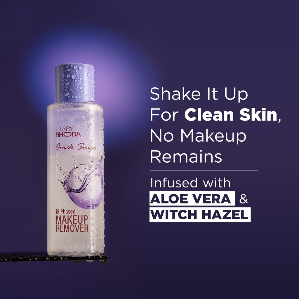 Hilary Rhoda Quick Swipe Bi-Phased Waterproof Makeup Remover | Grocsy