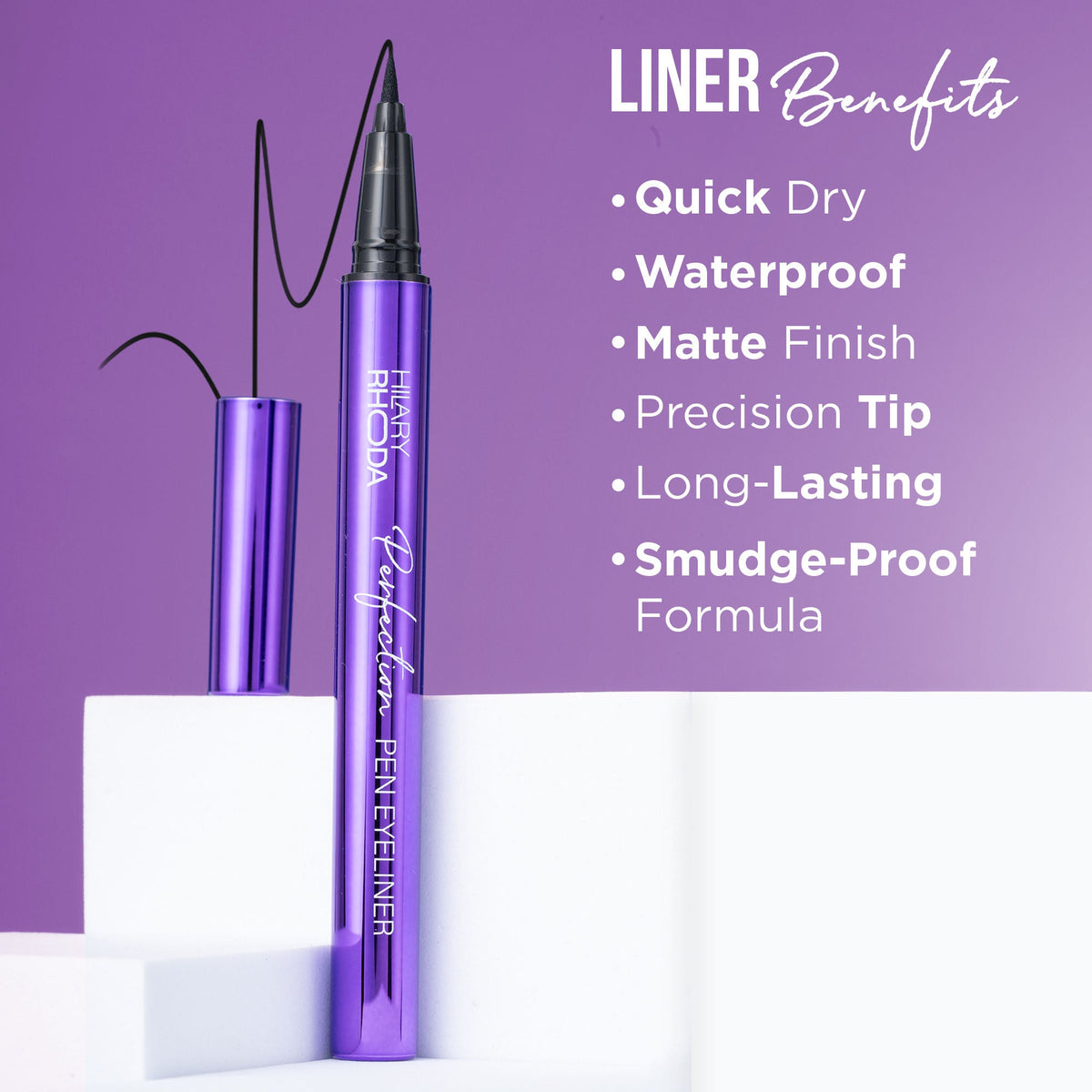Hilary Rhoda Perfection Waterproof Pen Eyeliner | Grocsy