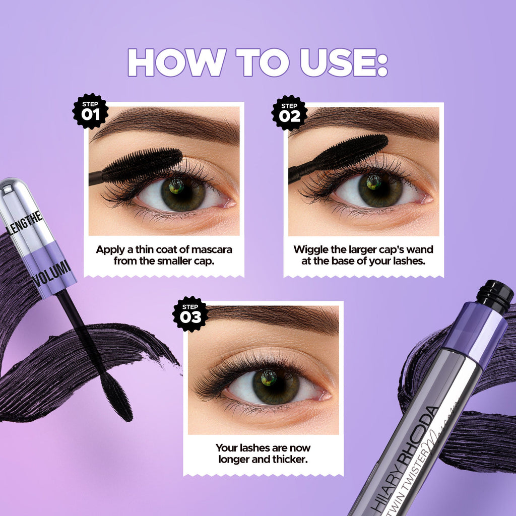 Hilary Rhoda Twin Twister Waterproof Mascara | Grocsy