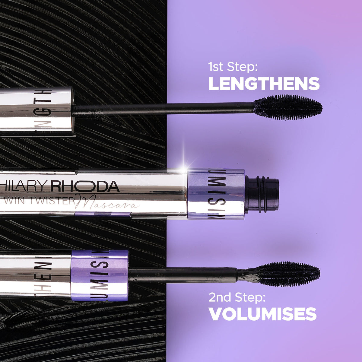 Hilary Rhoda Twin Twister Waterproof Mascara | Grocsy