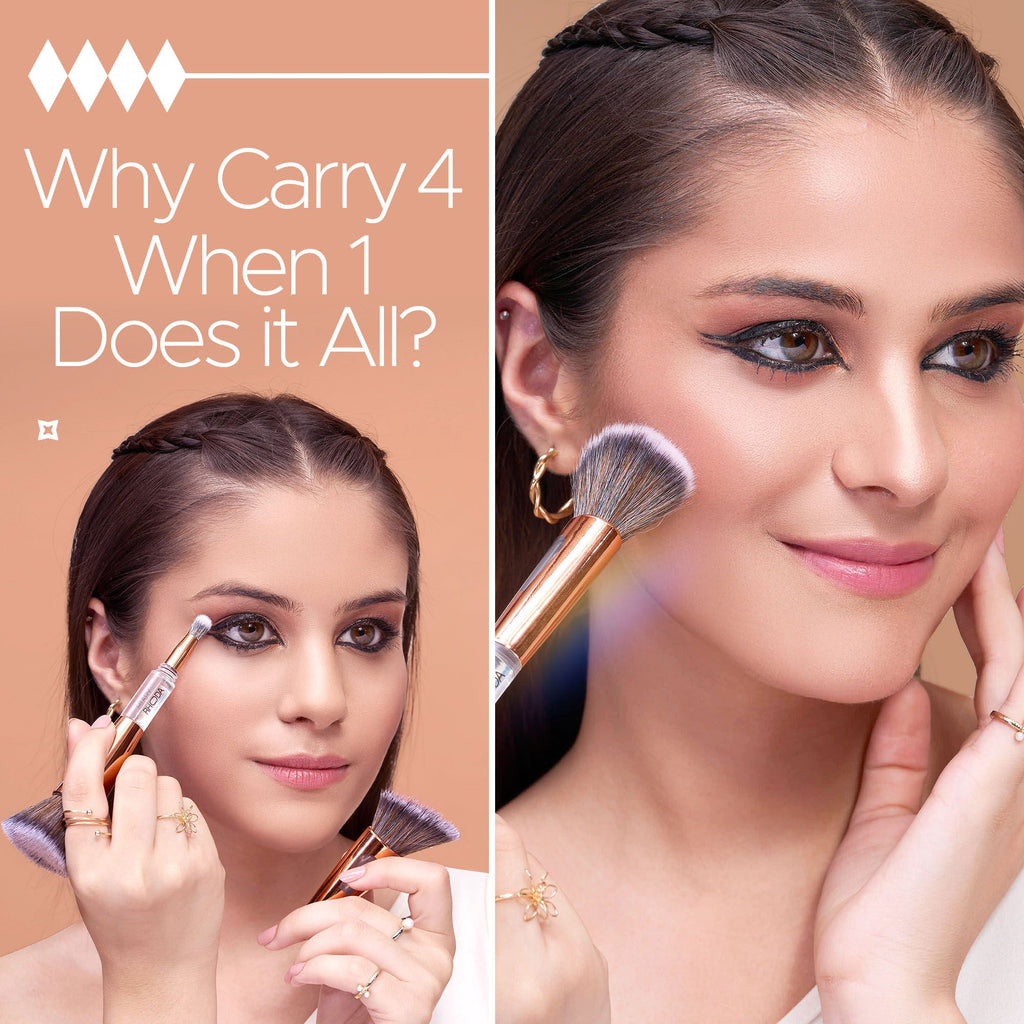 Hilary Rhoda All-Rounder 4 In 1 Brush For Makeup | Grocsy
