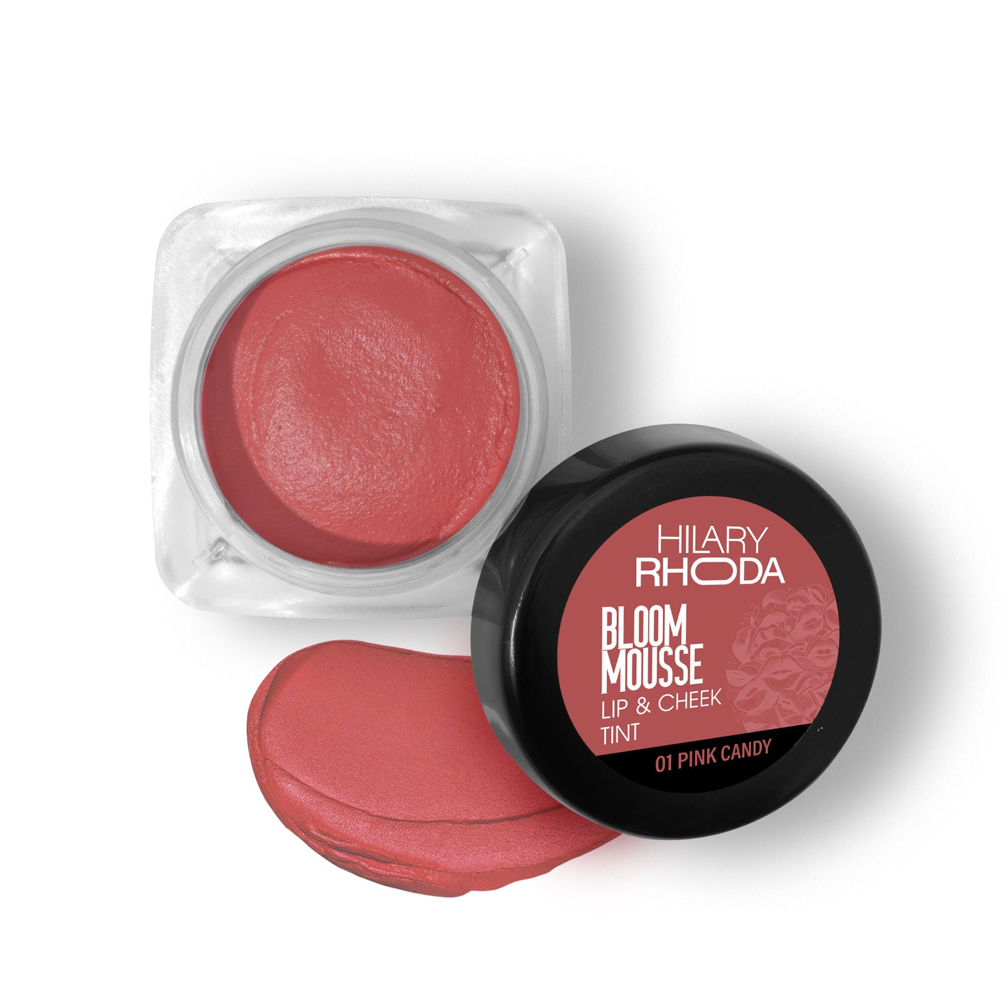 Hilary Rhoda Bloom Mousse Waterproof Lip N Cheek Tint - Pink Candy 01 | Grocsy