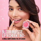 Hilary Rhoda Bloom Mousse Waterproof Lip N Cheek Tint - Cinnamon Chip 02 | Grocsy