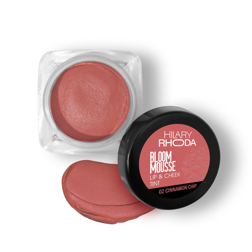 Hilary Rhoda Bloom Mousse Waterproof Lip N Cheek Tint - Cinnamon Chip 02 | Grocsy