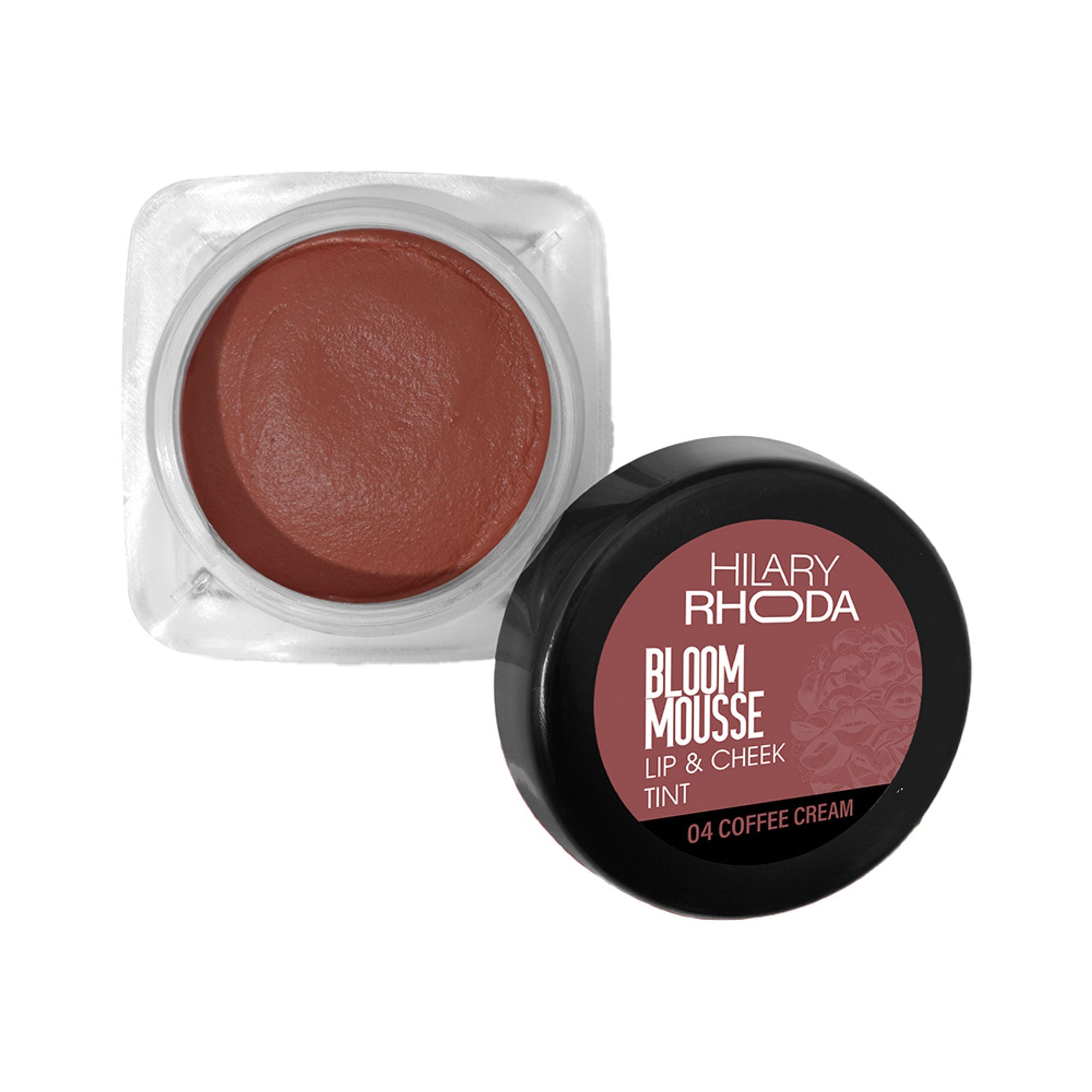 Hilary Rhoda Bloom Mousse Waterproof Lip N Cheek Tint - Coffee Cream 04 | Grocsy
