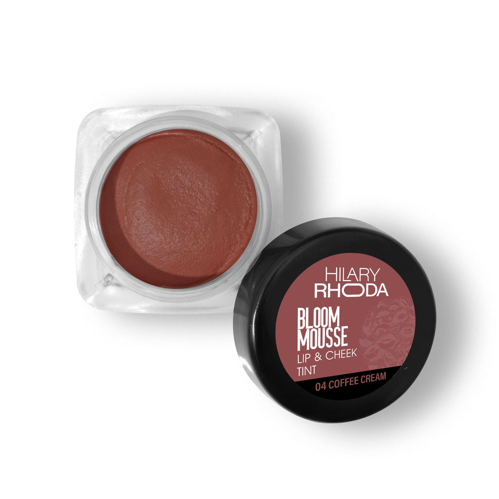 Hilary Rhoda Bloom Mousse Waterproof Lip N Cheek Tint - Coffee Cream 04 | Grocsy