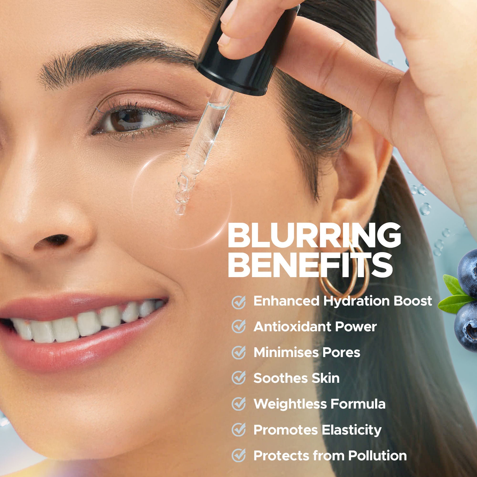 Hilary Rhoda Smooth Blur Primer Serum - Blueberry 02 | Grocsy
