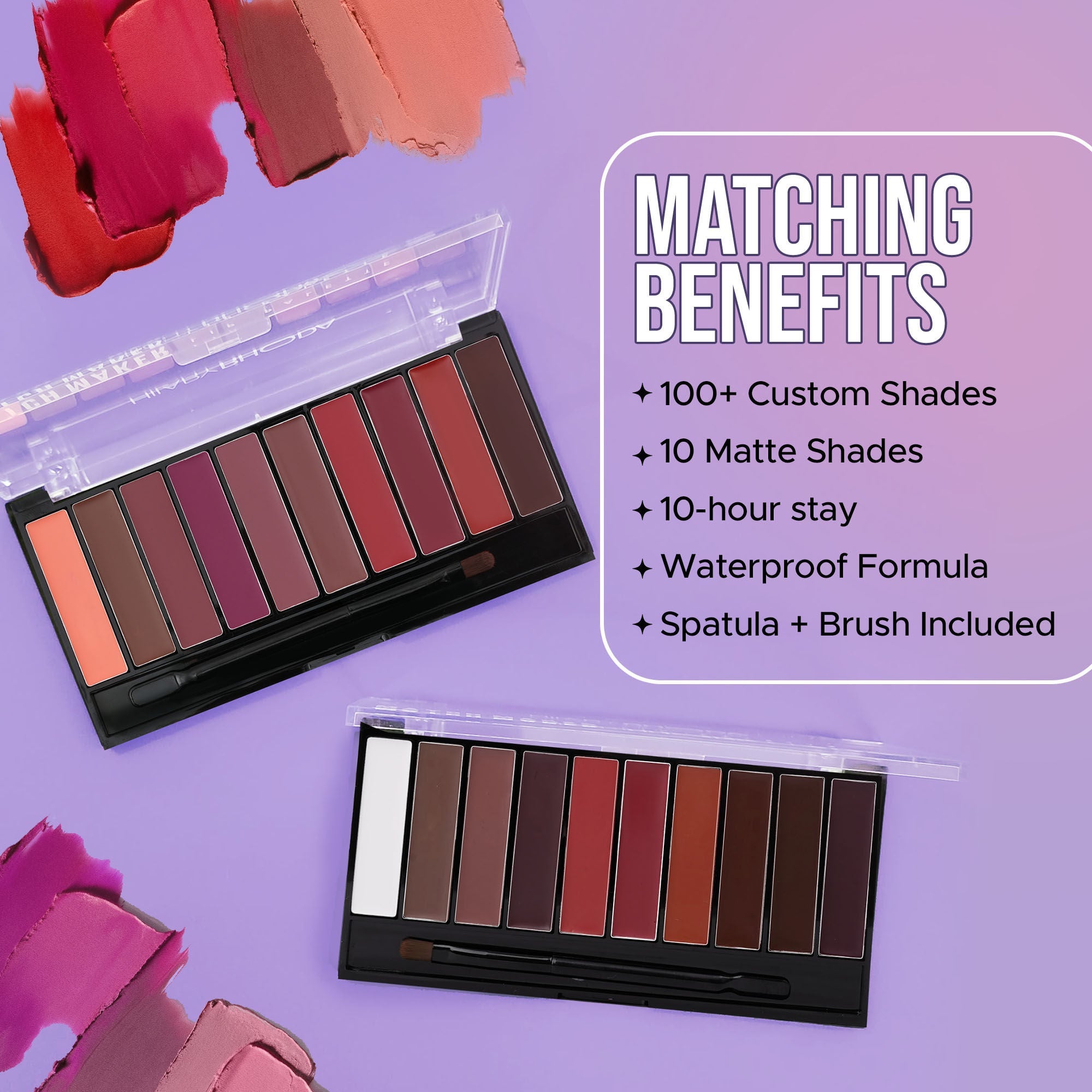 Hilary Rhoda Match Maker Waterproof Lip Palette - Mood Changer 01 | Grocsy