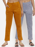 TAG 7 Women Pack of 2 Solid Leggings | Grocsy