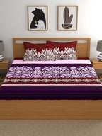 My Room Adults Ethnic Motifs 140 TC Bedsheet with Pillow Covers | Grocsy