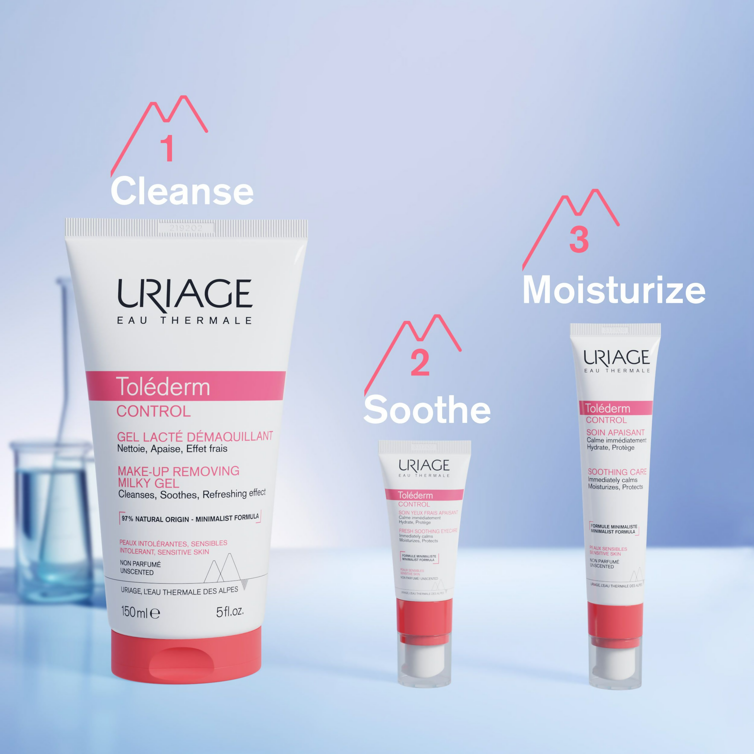 Uriage Tolederm Control Make-Up Removing Milky Gel | Grocsy