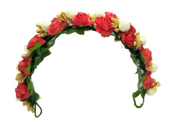 Multicolor Rose & Mogra Gajra | Grocsy
