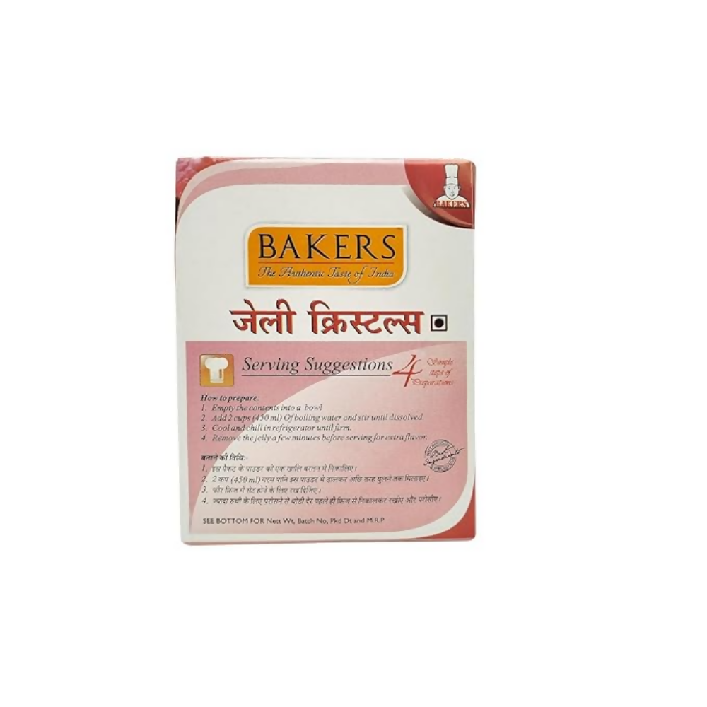 BAKERS Jelly Crystals (Gelatin Dessert) - Raspberry | Grocsy