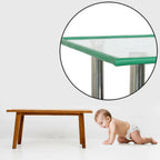 Safe-O-Kid Unique High Density L-Shaped 2 Mtr Long Mini 1 Edge Guard With 4 Corner Cushions - Green | Grocsy