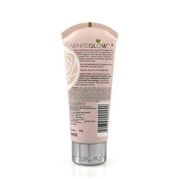 Lotus Herbals Whiteglow Advanced Pink Glow Face Masque | Grocsy