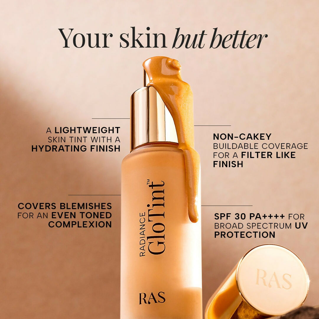 Ras Radiance GloTint 7-in-1 Serum Skin Perfector SPF 30 PA ++++ Skin Tint Foundation-Taupe | Grocsy