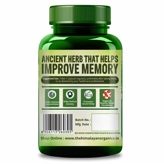 Himalayan Organics Ginkgo Biloba Vegetarian Capsules | Grocsy