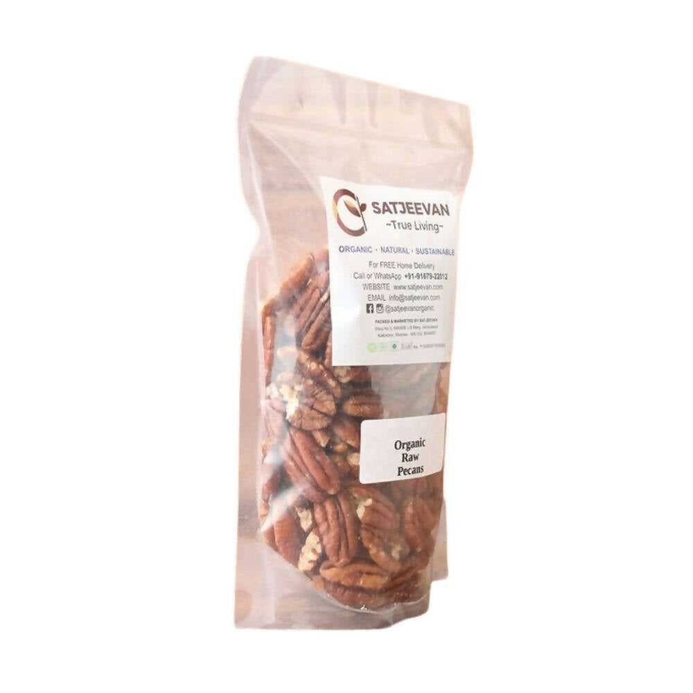 Satjeevan Organic Raw Pecans | Grocsy