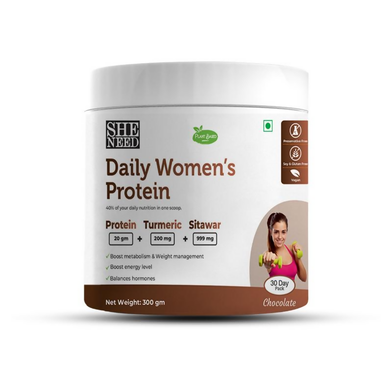 SheNeed Plant Based Daily Women’s Protein Drink With 21+ Nutrients For Women | Grocsy