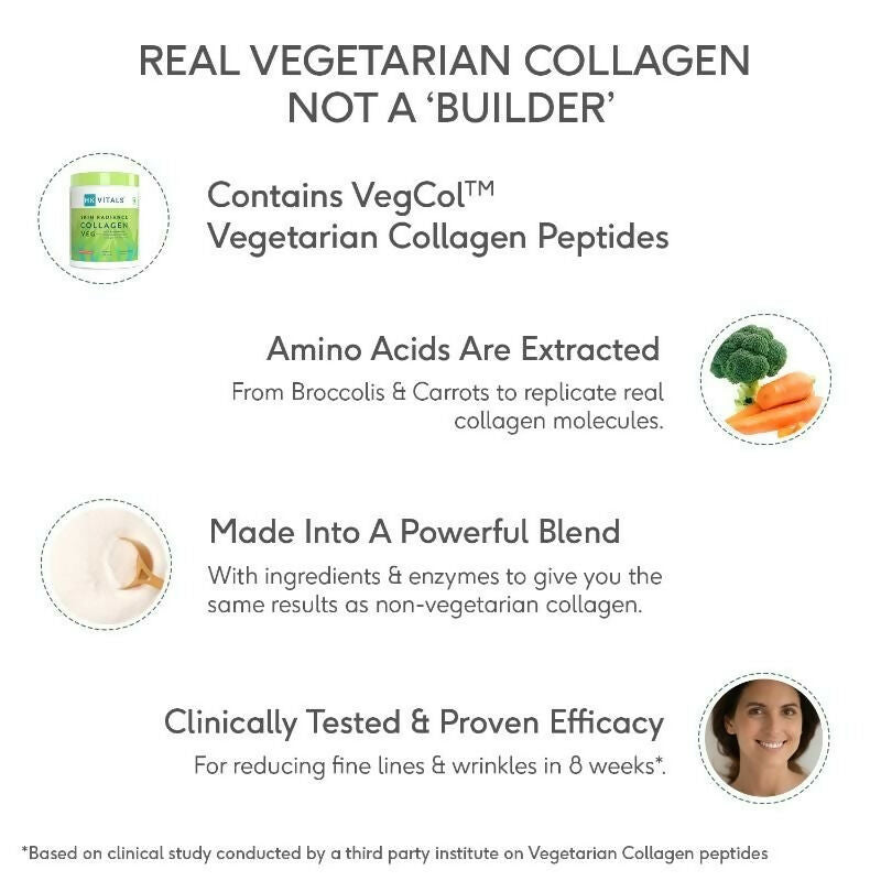 HK Vitals Skin Radiance Collagen Powder Veg - (Mixed Fruit) | Grocsy