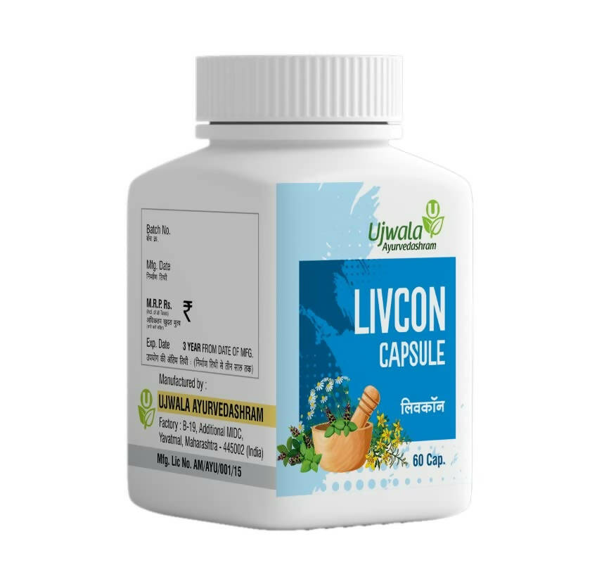 Ujwala Ayurvedashram Livcon Capsules | Grocsy